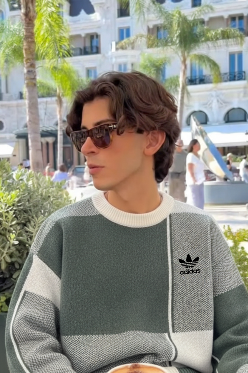 Adidas Retro Blocks Jumper