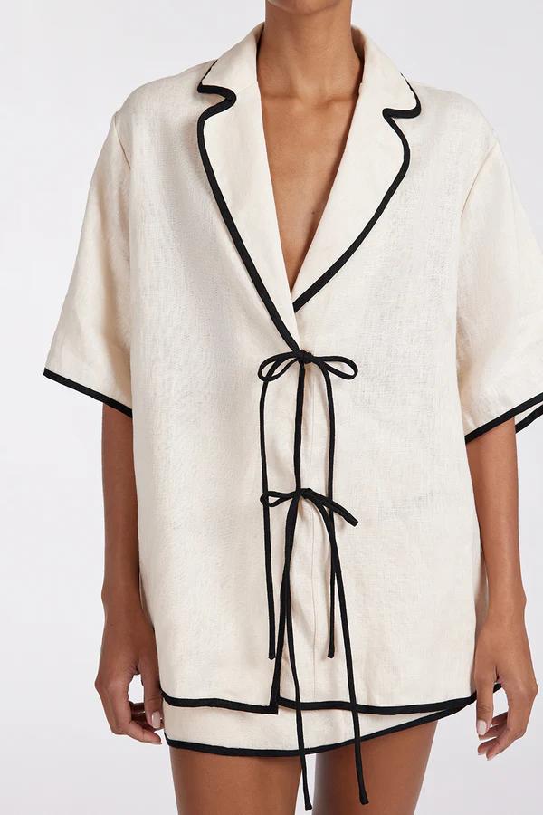 Ida - Cream Skirt Set