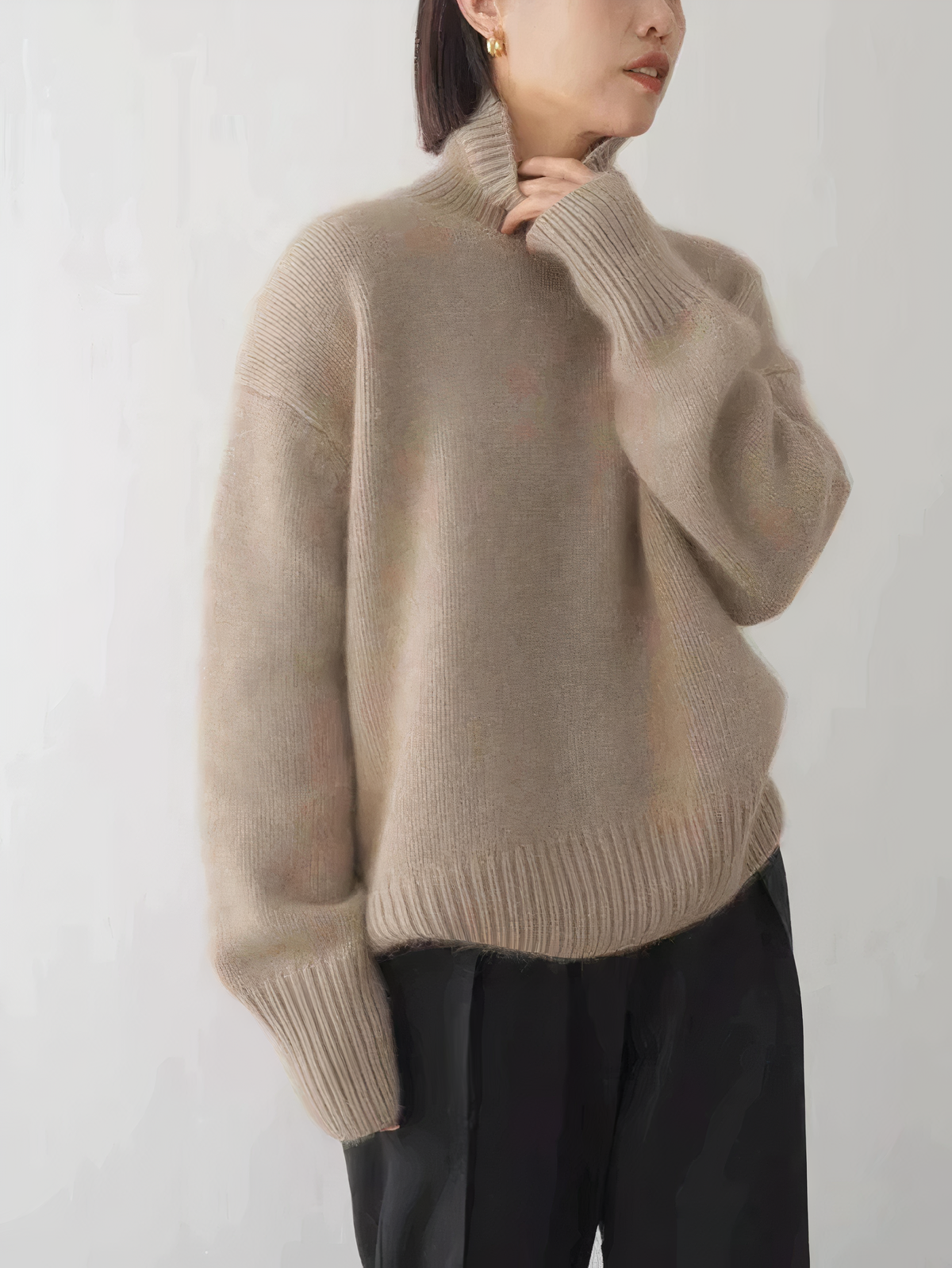 Joanna - Cashmere turtleneck jumper