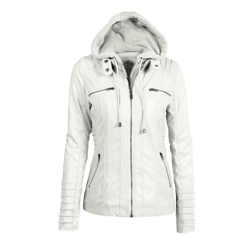 Eliana - Elegant Leather Jacket