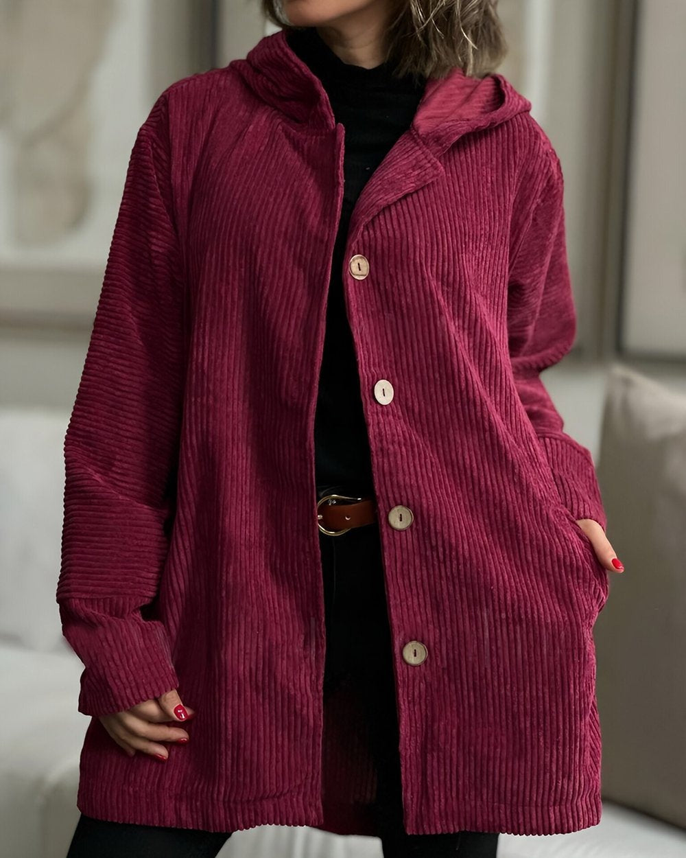 Giovana - Corduroy Casual Jacket
