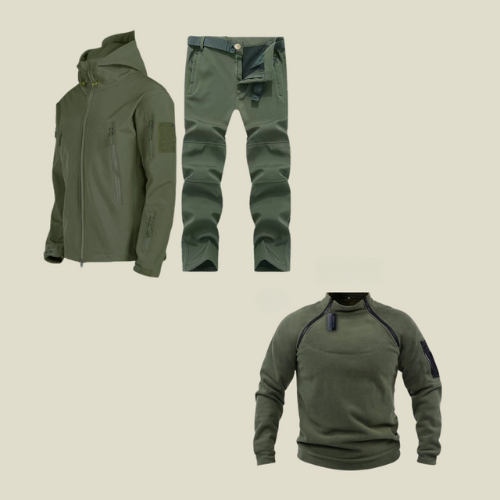 David - Three-piece set: trousers, jacket, and jumper