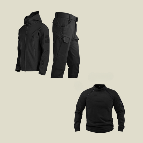 David - Three-piece set: trousers, jacket, and jumper