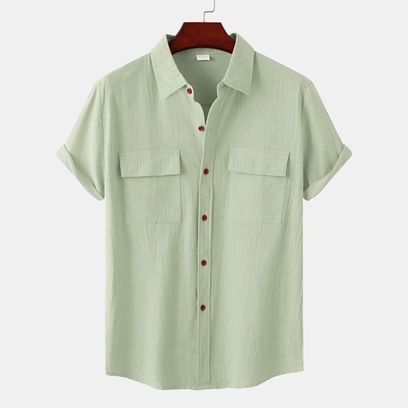Aurelio - Casual Linen Shirt for Men