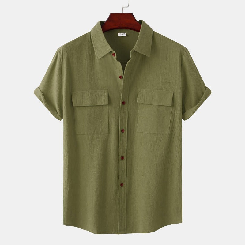 Aurelio - Casual Linen Shirt for Men