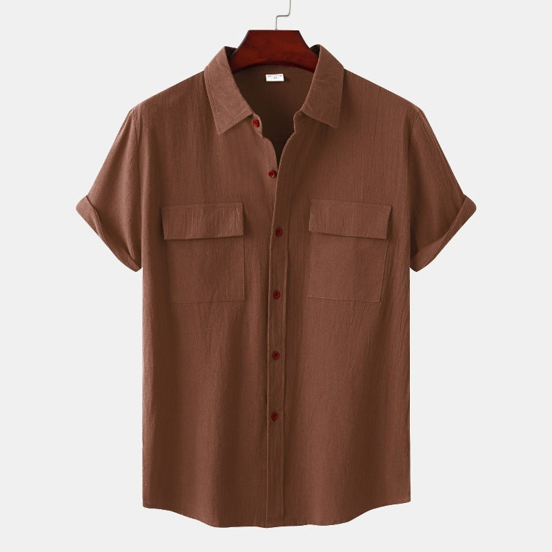 Aurelio - Casual Linen Shirt for Men