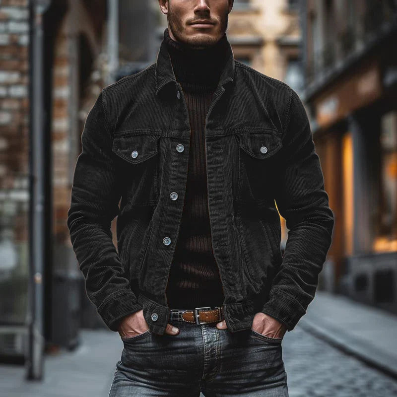 Eddie - Retro Corduroy Jacket for Men