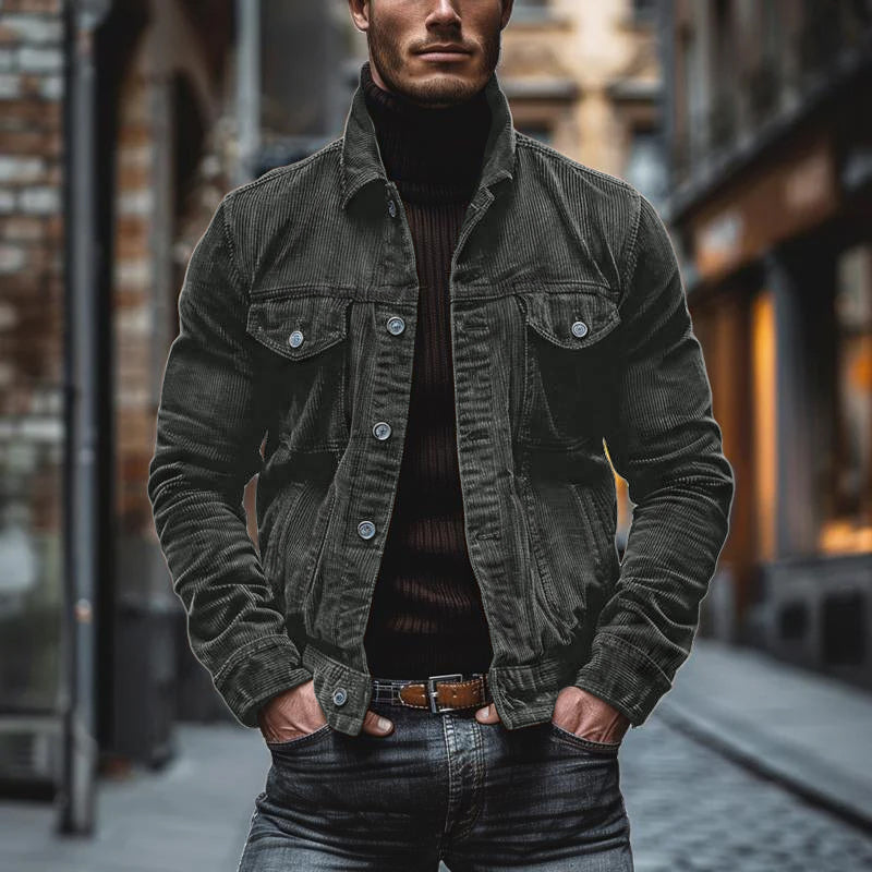 Eddie - Retro Corduroy Jacket for Men
