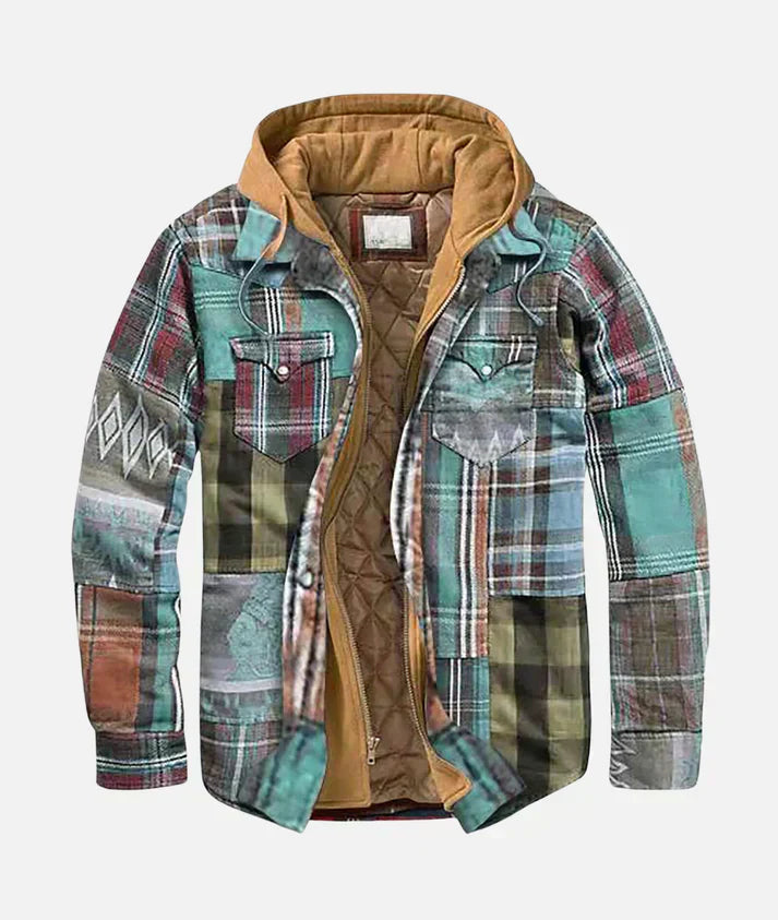 Lenoir - Checked Patchwork Jacket
