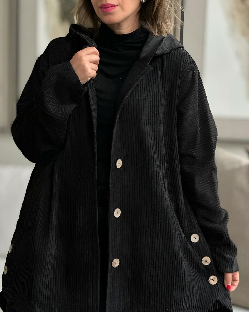 Giovana - Corduroy Casual Jacket