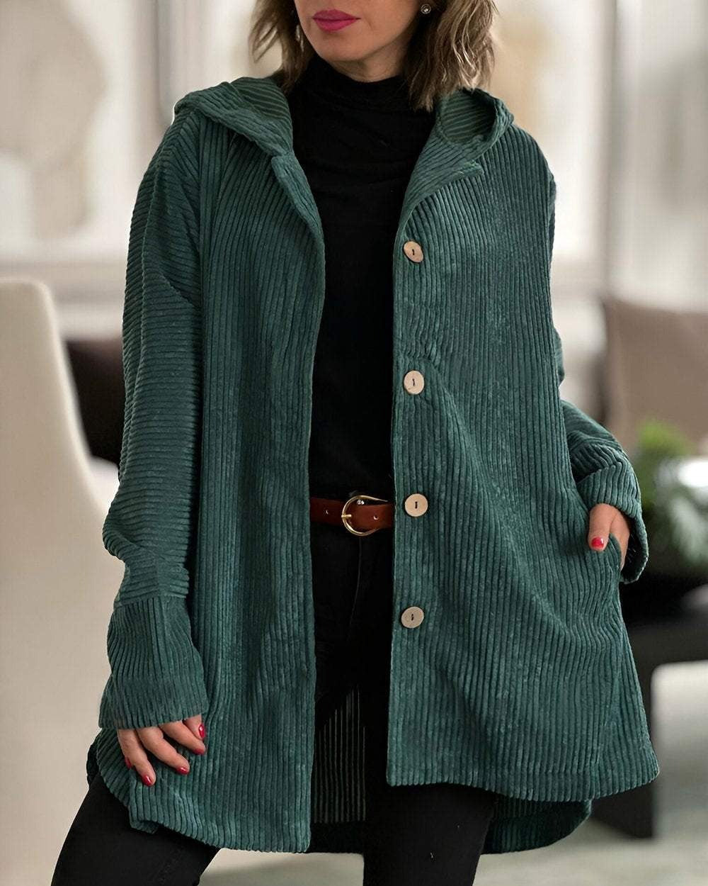 Giovana - Corduroy Casual Jacket