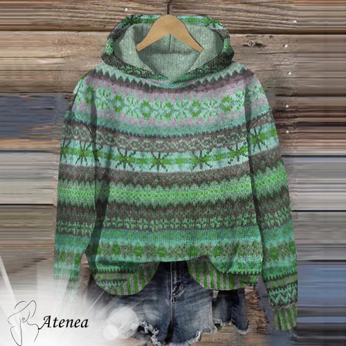 Atenea - Retro Ethnic Hoodie