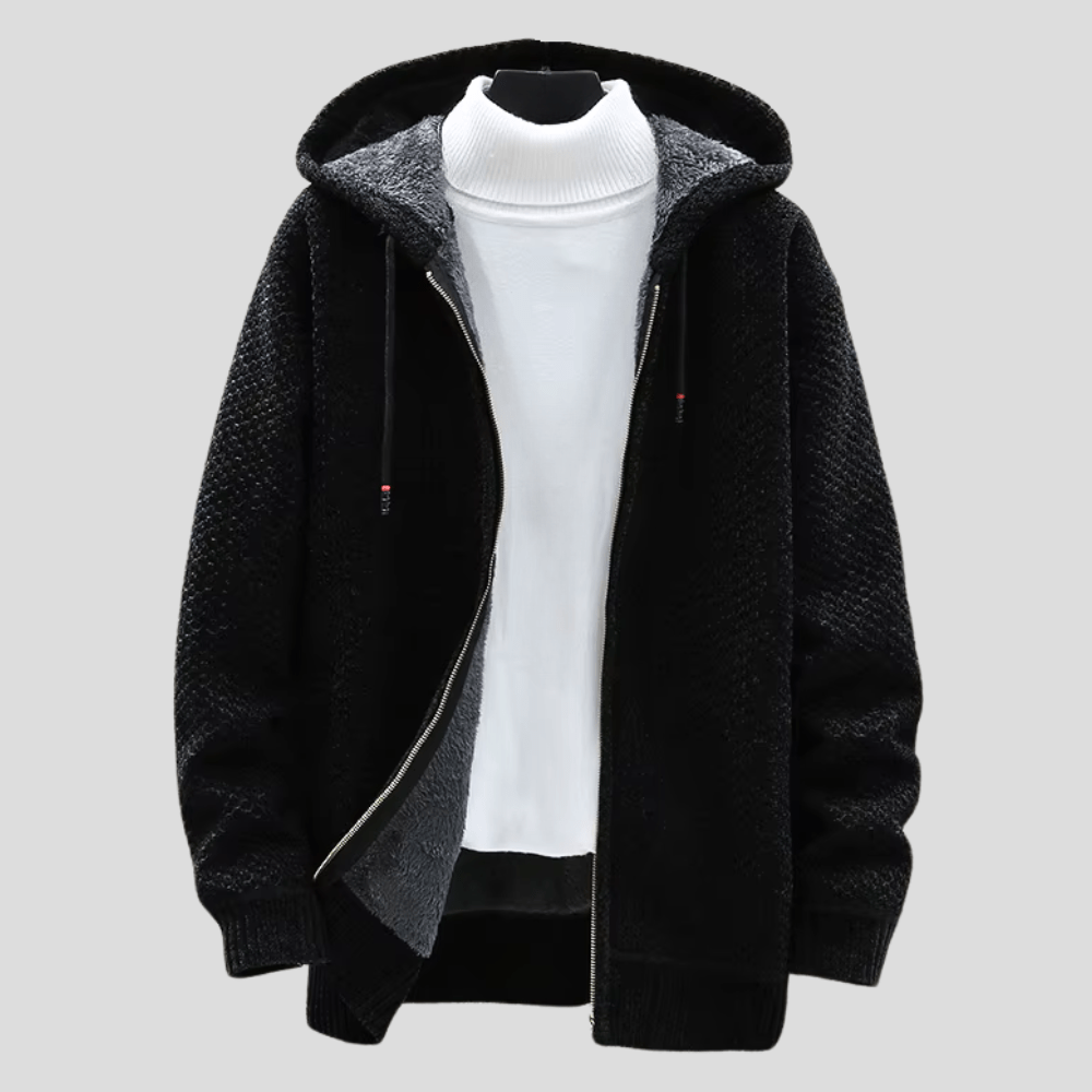 Warner - Knit Hoodie Sweatshirt
