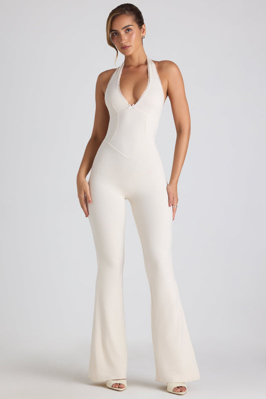 Samaray™ - Flared Jumpsuit in Sports Style