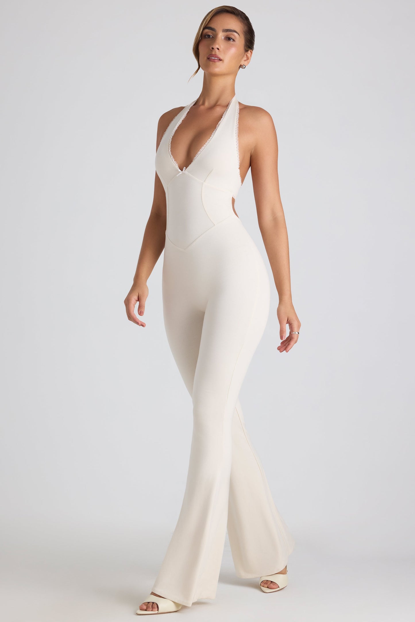 Samaray™ - Flared Jumpsuit in Sports Style