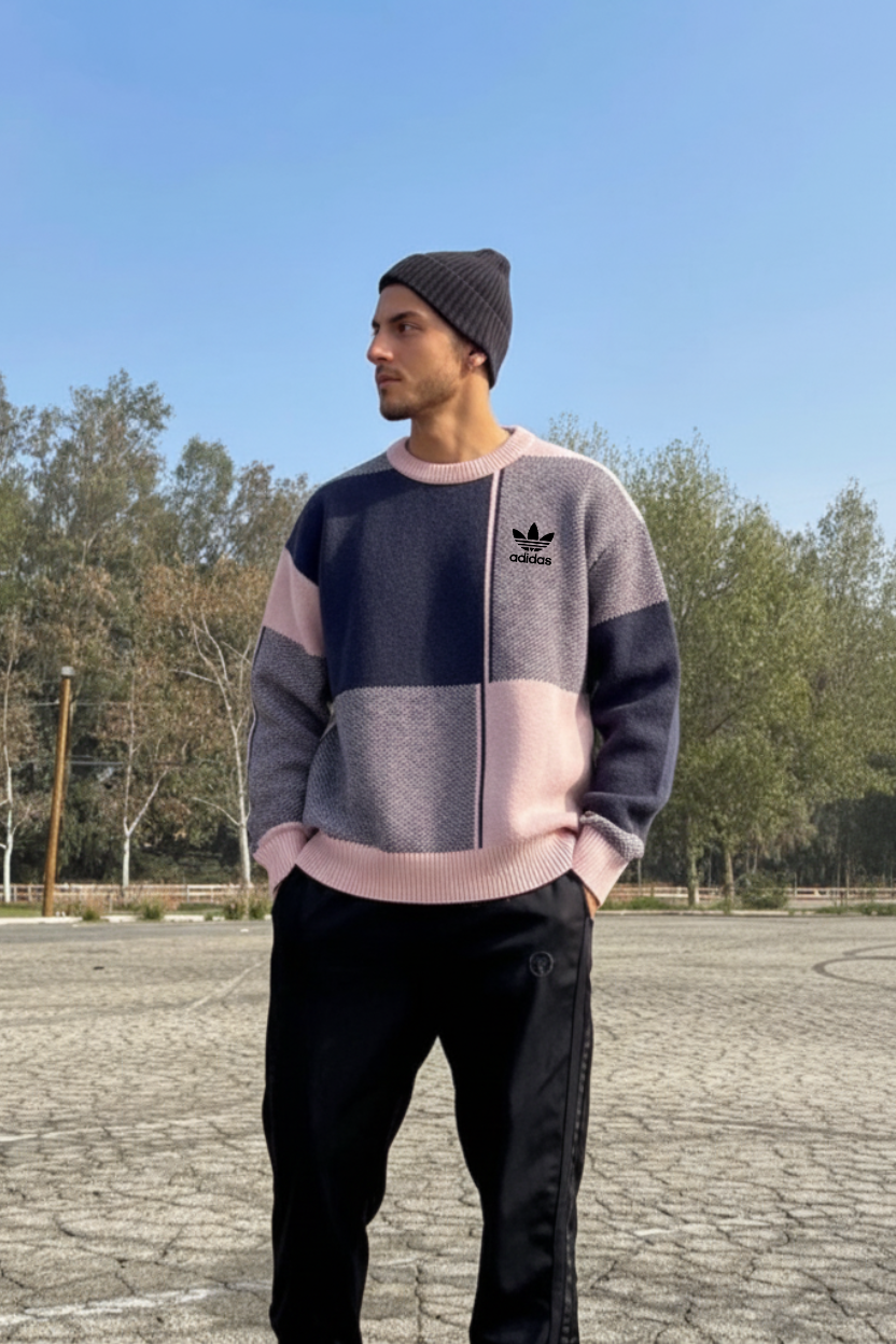 Adidas Retro Blocks Jumper