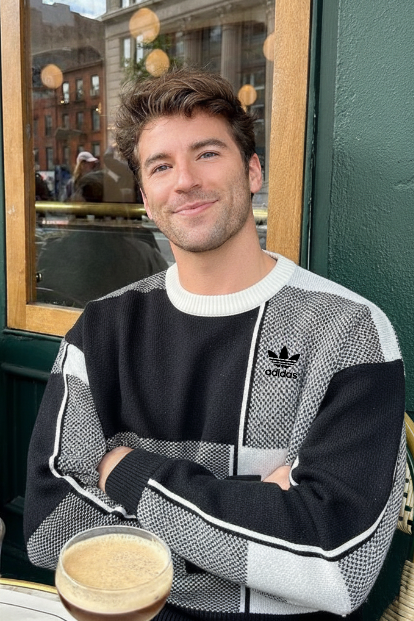 Adidas Retro Blocks Jumper