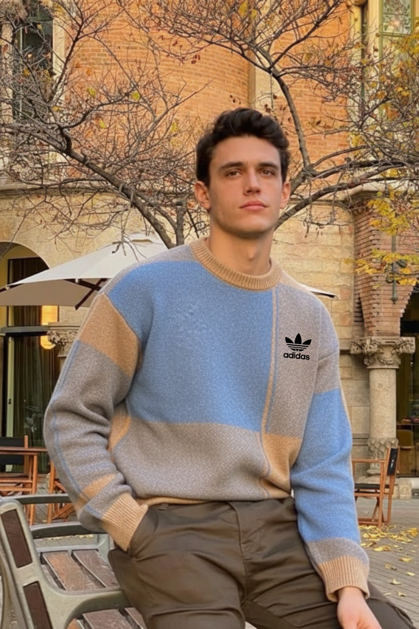 Adidas Retro Blocks Jumper