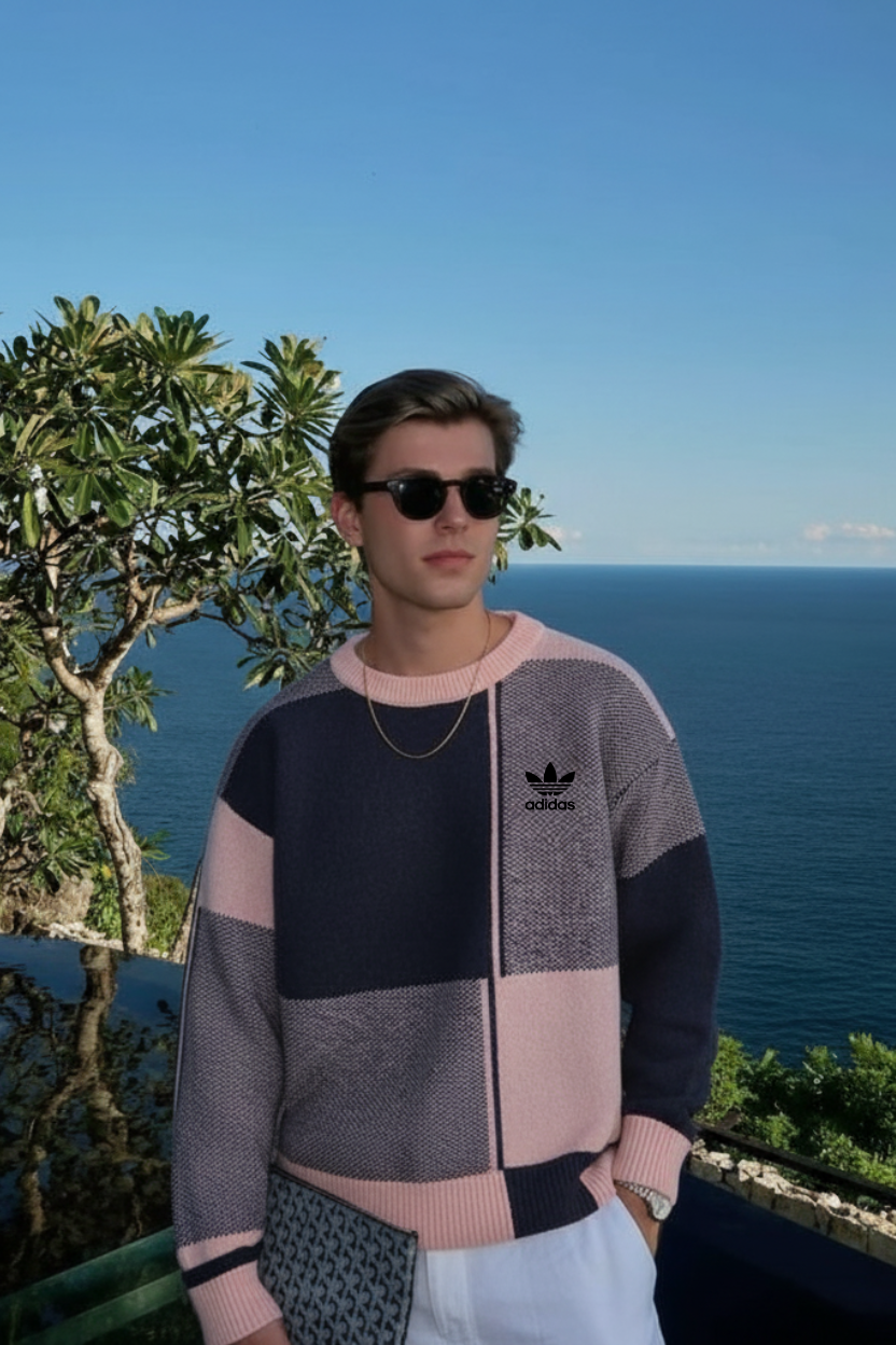 Adidas Retro Blocks Jumper