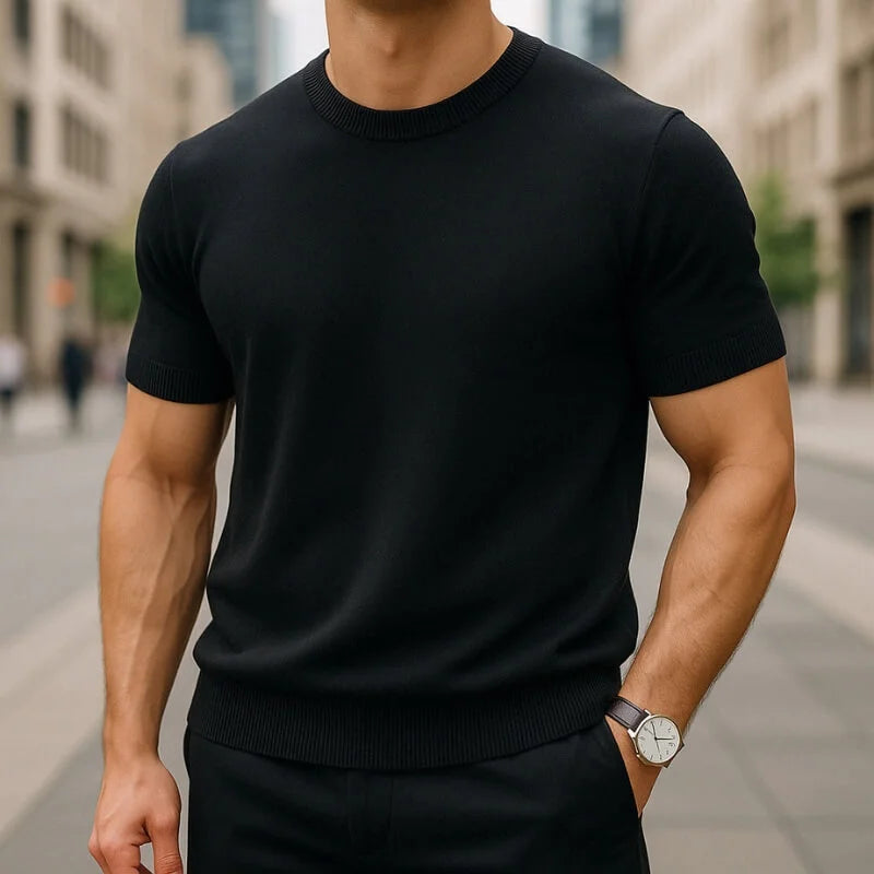 Auro – Men's Cashmere-Style T-Shirt