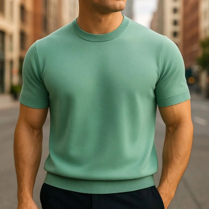 Auro – Men's Cashmere-Style T-Shirt