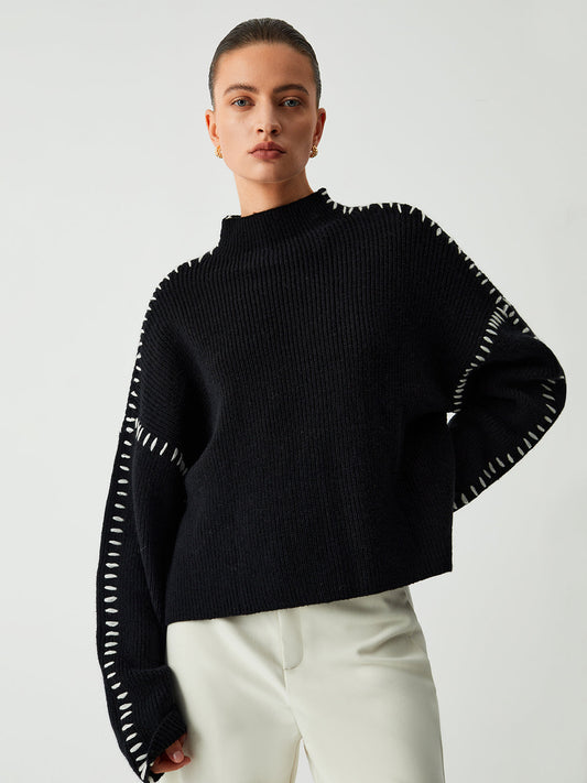 Alma - High Neck Pullover