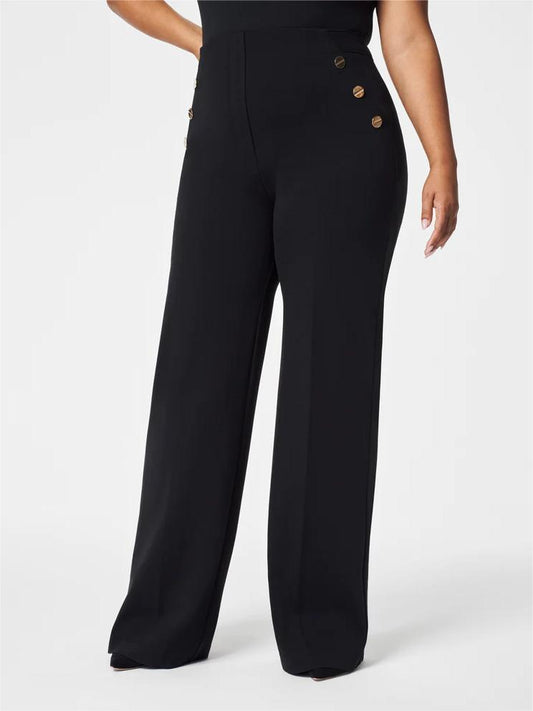 Jana - Elegant Wide Leg Trousers