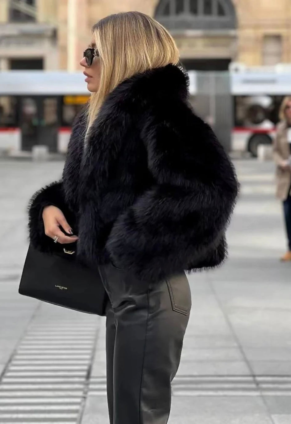 Sophie - Synthetic Fur Coat