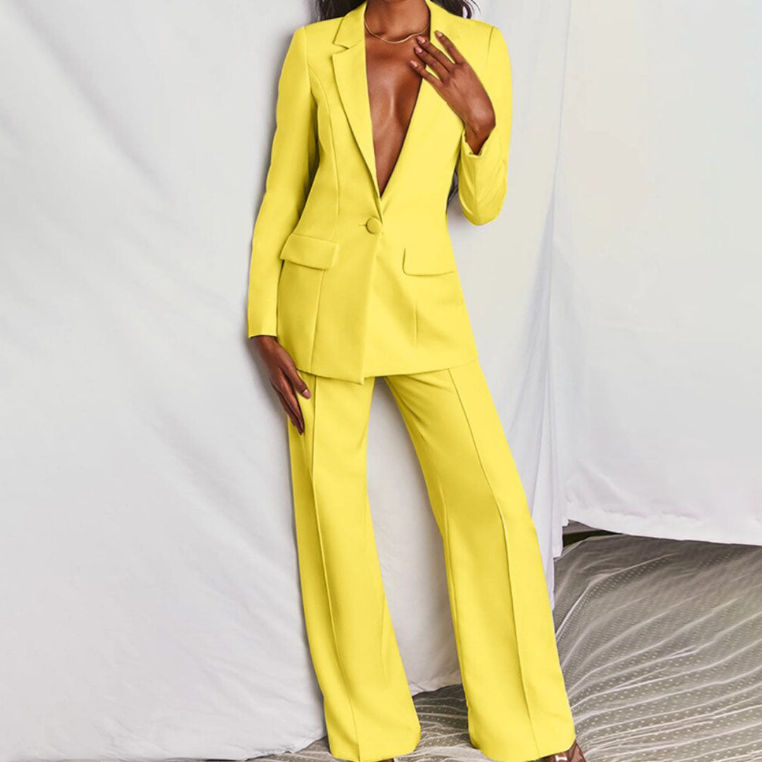 Jolie™ - Casual Blazer and Trousers Set