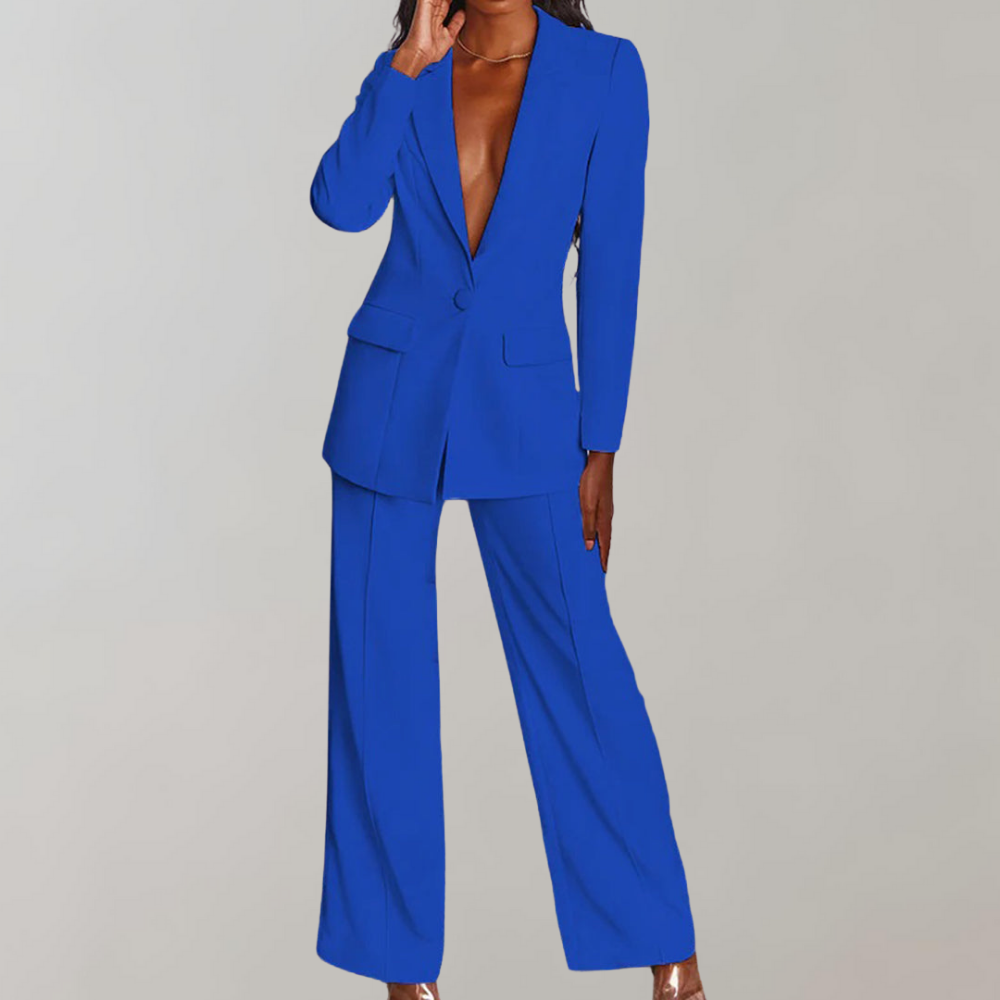 Gretel™ - Elegant Two-Piece Set: Blazer and Trousers