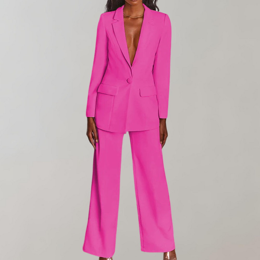 Gretel™ - Elegant Two-Piece Set: Blazer and Trousers