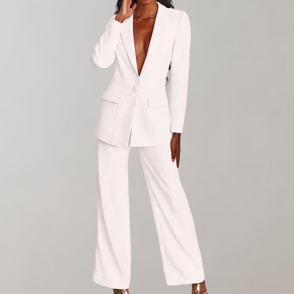 Gretel™ - Elegant Two-Piece Set: Blazer and Trousers