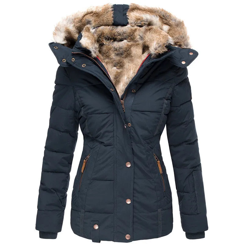 Agripina - Winter coat with fleece lining