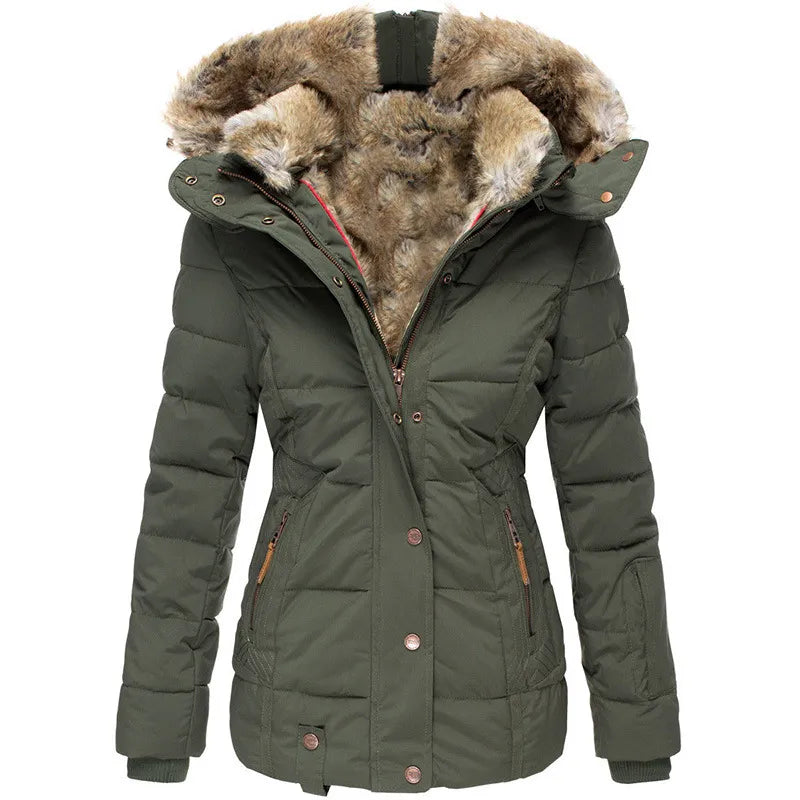 Agripina - Winter coat with fleece lining