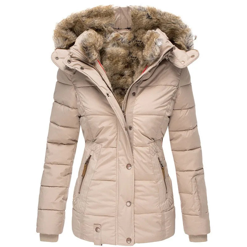 Agripina - Winter coat with fleece lining