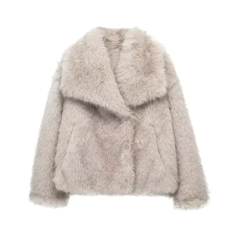 Sophie - Synthetic Fur Coat