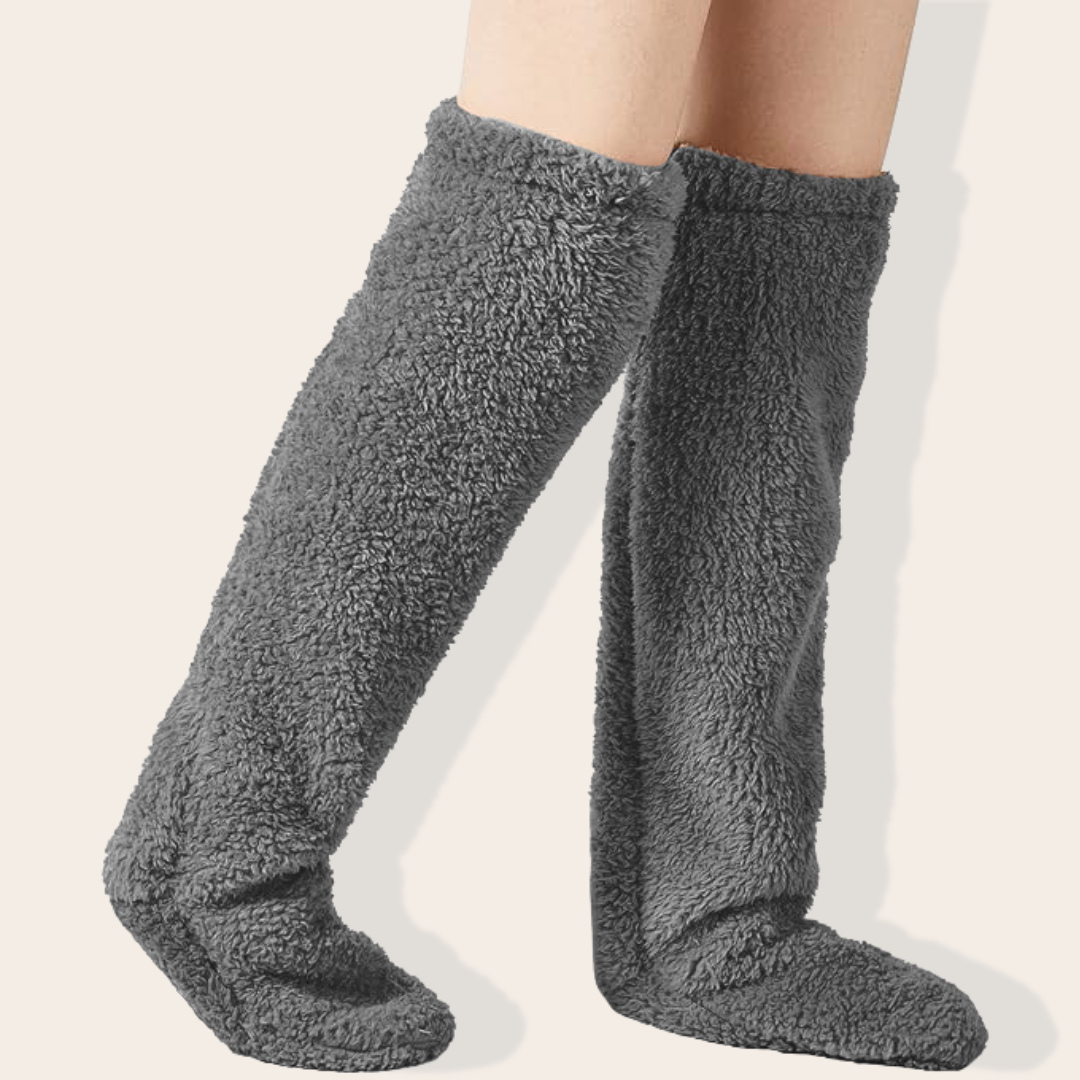 Arabela - Thigh-High Slipper Socks