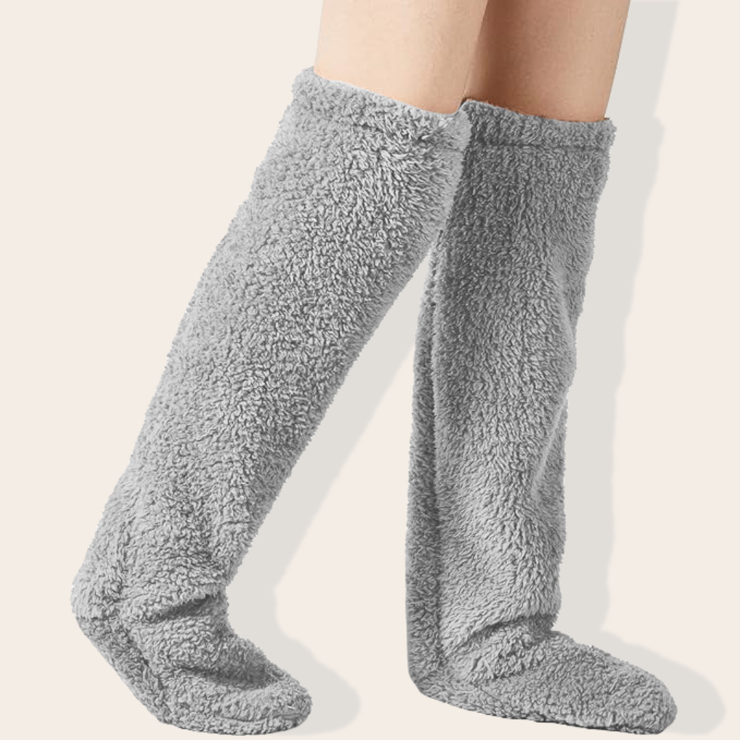 Arabela - Thigh-High Slipper Socks
