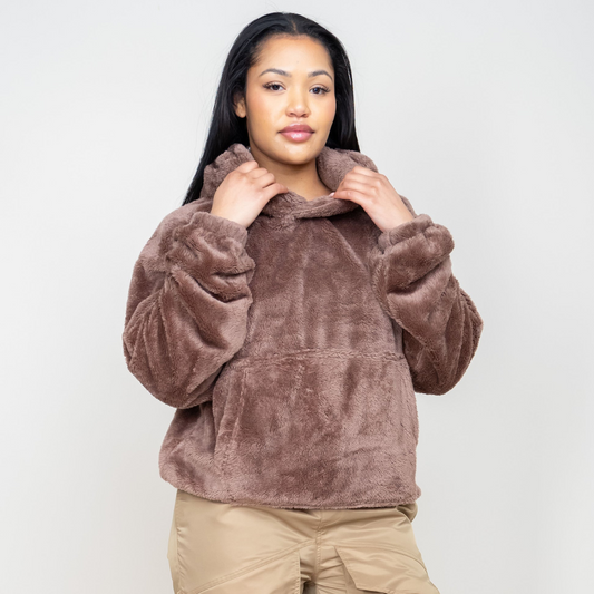 Gaty - Oversized Cloud-like Fleece Hoodie, Unisex.
