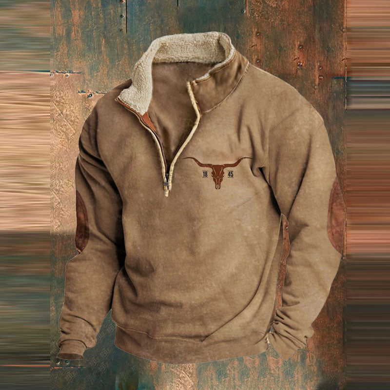 Freddy - Men's Winter Sweater with Zipper