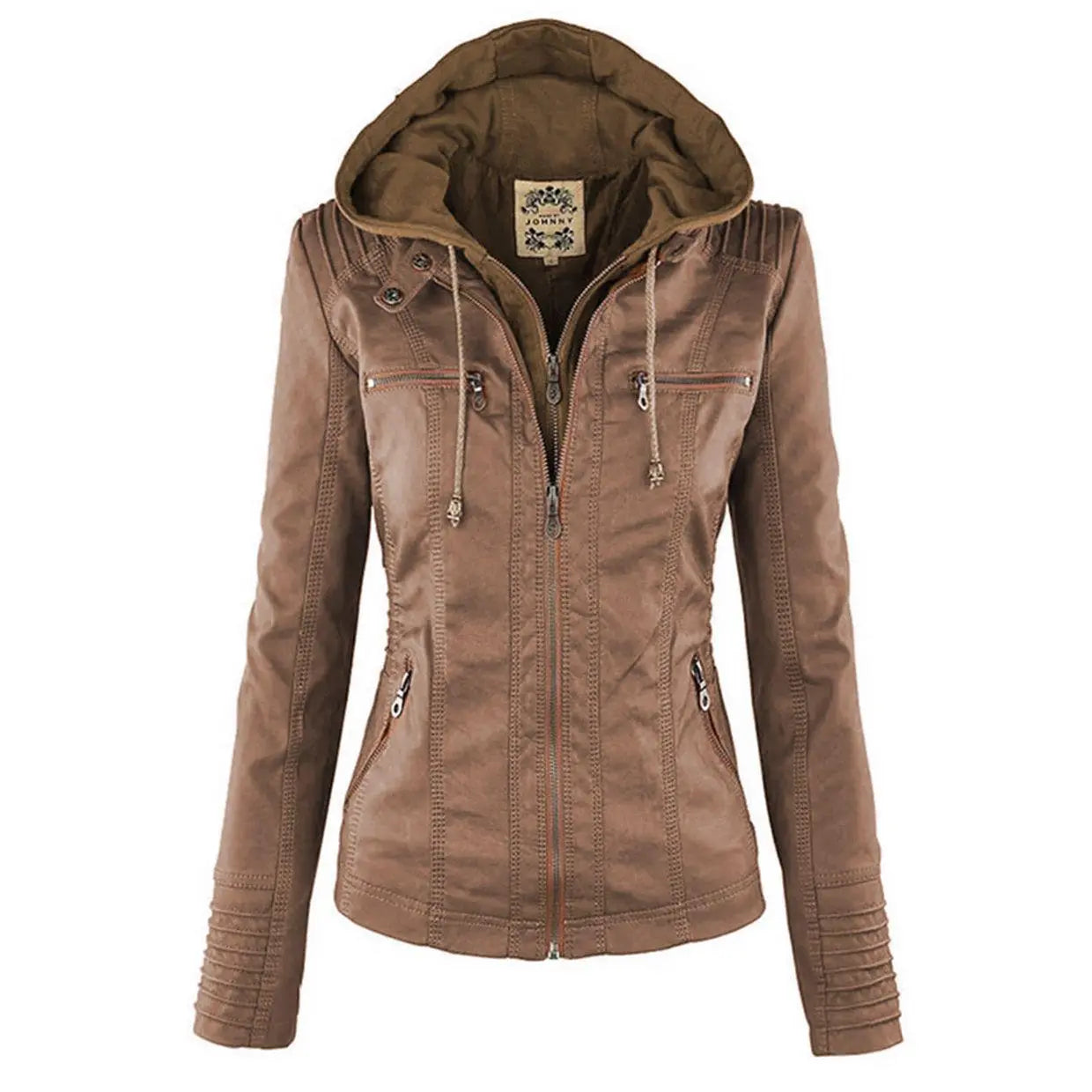 Eliana - Elegant Leather Jacket