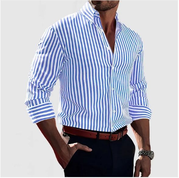 Alfredo - Striped Button-Down Shirt