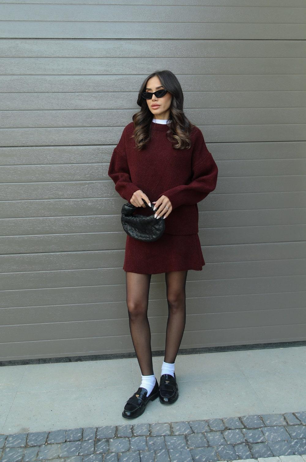 Gloria - Skirt and sweater set