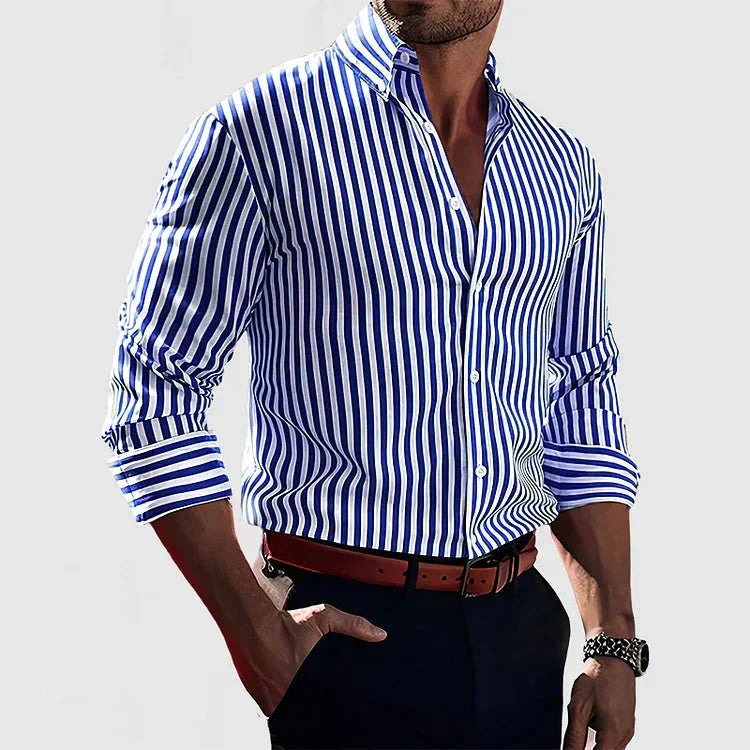 Alfredo - Striped Button-Down Shirt