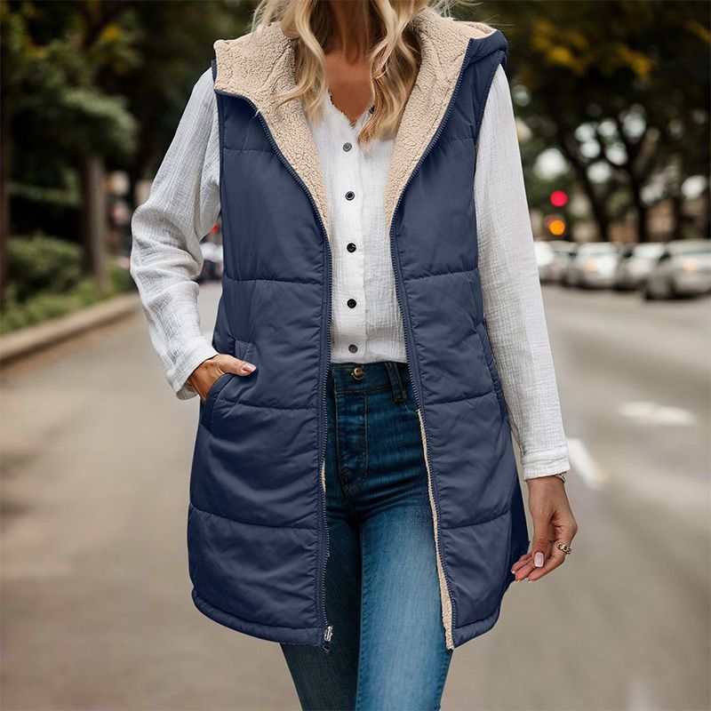 Aldana - Reversible Sleeveless Jacket