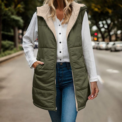 Aldana - Reversible Sleeveless Jacket