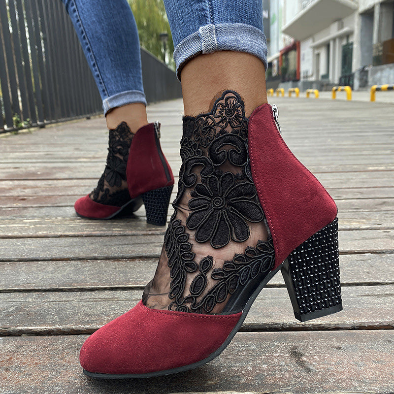 Ula™ - Lace-up Ankle Boots