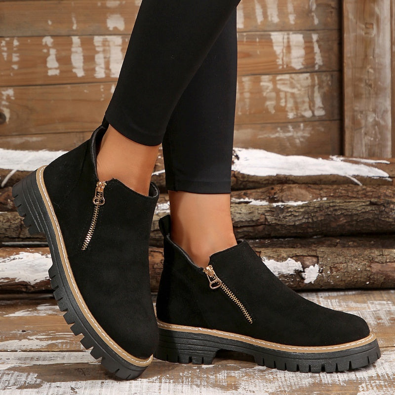 Madalena - Women’s Zip-Up Ankle Boots