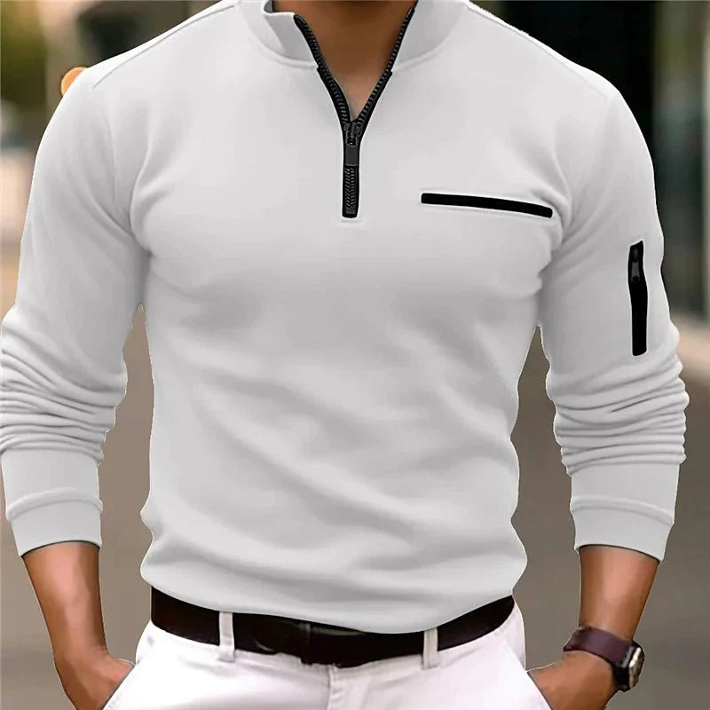 Max™ - Men's Quarter-Zip Polo Shirt