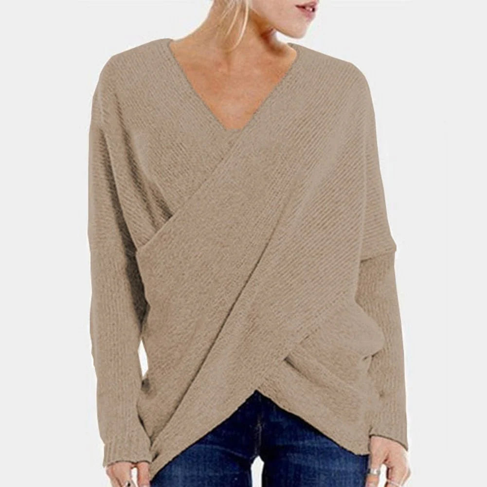 Ilse - Casual Cross-Over Sweater
